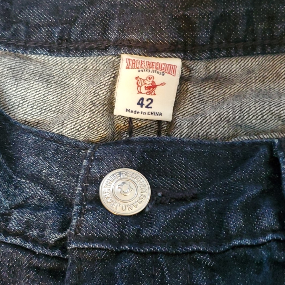 True Religion Planet of the Blues Skinny Flap 42 - Picture 7 of 9